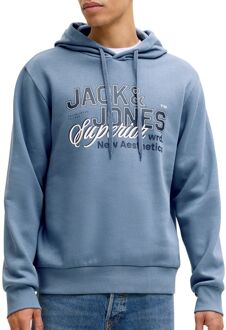 Jack & Jones Logo Hoodie Heren - M