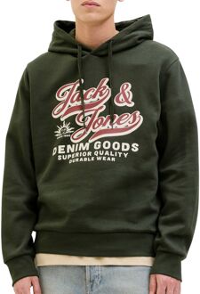 Jack & Jones Logo Hoodie Heren - S