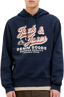 Jack & Jones Logo Hoodie Heren - XL
