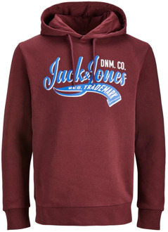 Jack & Jones Logo Hoodie Sweatshirt Jack & Jones , Red , Heren - Xl,L,M