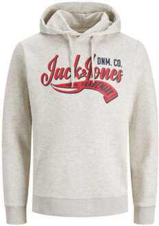 Jack & Jones Logo sweat hood Wit - M