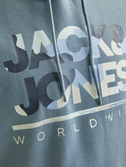Jack & Jones Luke sweat hood Blauw