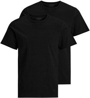 Jack & Jones Mannen Basis T-shirt - Black - Maat L