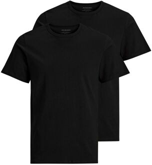 Jack & Jones Mannen Basis T-shirt - Black - Maat M