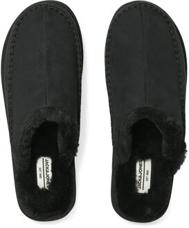 Jack & Jones Manor Moc Polyester Heren Antraciet Muilen Zwart