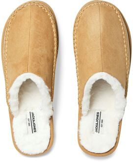 Jack & Jones Manor Moc Polyester Heren Cognac Muilezels Bruin