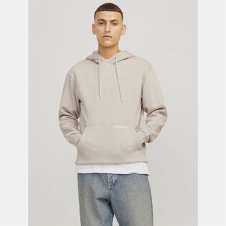 Jack & Jones Men's Jack Jones Elegacy Hoodie in Beige - maat XL