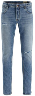 Jack & Jones Moderne en comfortabele Slim Fit Jeans Jack & Jones , Blue , Heren - W29 L32,W36 L32,W30 L32,W32 L32,W31 L32,W33 L32,W34 L32