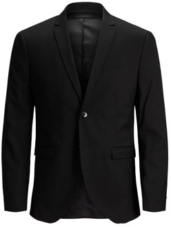 Jack & Jones Moderne Slim-Fit Blazer met Elegant Design Jack & Jones , Black , Heren - 2Xl,L,3Xl