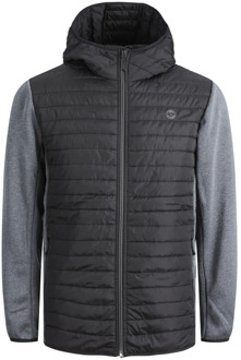 Jack & Jones Multi Jas Heren zwart - grijs - L