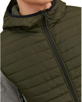 Jack & Jones Multi quilted jacket - maat Groen