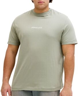 Jack & Jones Norrebro Embroidered Crew T-shirt Heren (plussize) - 2XL