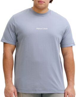 Jack & Jones Norrebro Embroidered Crew T-shirt Heren (plussize) - 4XL