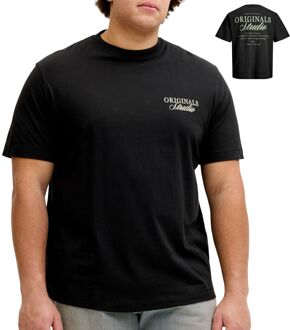 Jack & Jones Norrebro Typo Backprint Crew T-shirt Heren (plussize) - 3XL