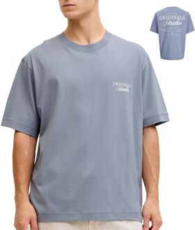 Jack & Jones Norrebro Typo Backprint Crew T-shirt Heren - S