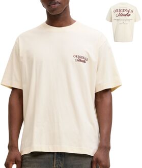 Jack & Jones Norrebro Typo Backprint Crew T-shirt Heren - XL