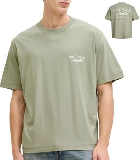 Jack & Jones Norrebro Typo Backprint Crew T-shirt Heren - XL