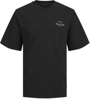 Jack & Jones Ocean Club Grafisch T-shirt Jack & Jones , Black , Heren - 2Xl,Xl,L,M,S