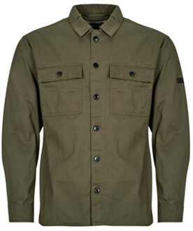 Jack & Jones Overhemd Lange Mouw Jack & Jones JCOGRID CLASSIC" Kaki - M, XL