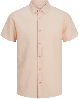 Jack & Jones Overhemden Summer Korte Mouw  Roze