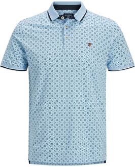 Jack & Jones Play AOP Paulos Polo Heren lichtblauw