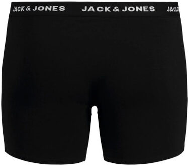 Jack & Jones Plus size boxershorts heren jachuey 5-pack Zwart - XXL