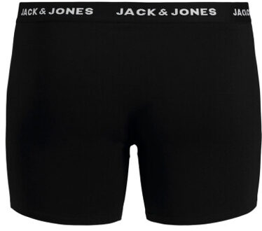 Jack & Jones Plus size boxershorts heren jachuey 5-pack Zwart - XXXL