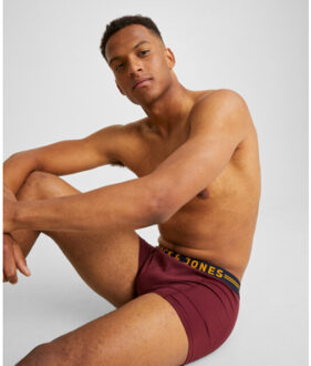 Jack & Jones Plus size boxershorts heren trunks jaclichfield 3-pack Veelkleurig - 6XL