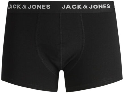 Jack & Jones Plus size heren boxershorts trunks jacbasic 7-pack - maat 6XL Zwart