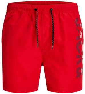 Jack & Jones Plus size zwemshort heren splicelogo Rood - 44