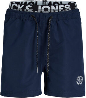 Jack & Jones Plus size zwemshorts heren jpstfiji dubbele waistband navy Blauw - 44