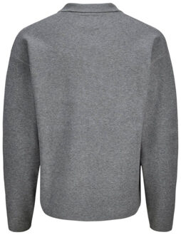 Jack & Jones Polo lange mouw 12286545 blabrafo Houtskool - 164