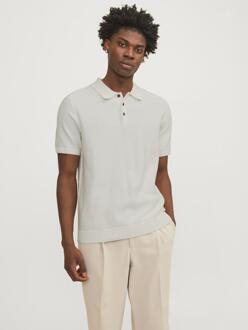 Jack & Jones Polo SS Sandri Knit Polo Wit - maat XL