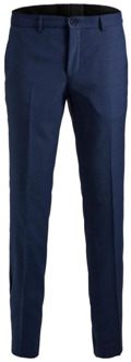 Jack & Jones PREMIUM slim fit pantalon blauw - 56