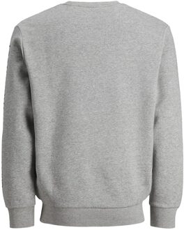 Jack & Jones Print En Crew-neck Sweatshirt Heren Grijs - XL