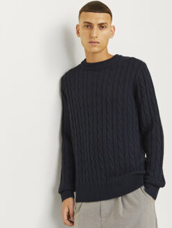 Jack & Jones Ross knit crew neck Blauw - XL