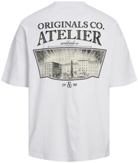 Jack & Jones Santorini oversize fit tee Wit - 2XL