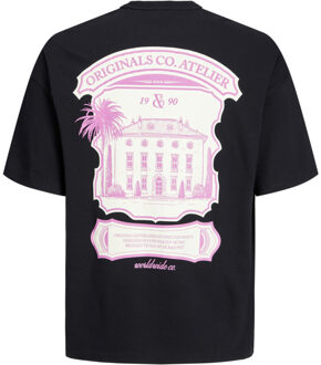 Jack & Jones Santorini oversize fit tee Zwart - M