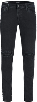 Jack & Jones Skinny Fit 5-Pocket Jeans Gebruikte Look Jack & Jones , Black , Heren - W29 L32,W32 L34,W31 L32,W33 L34,W30 L32