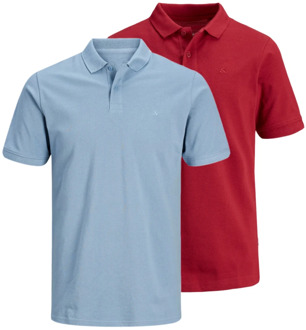 Jack & Jones Slim Fit 2-Pack Polo Shirt Set Jack & Jones , Multicolor , Heren - M,S