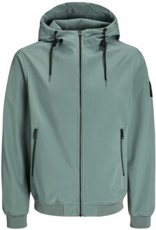 Jack & Jones Softshell Basic Hood Blauw heren - S,XXL,XL,L,M