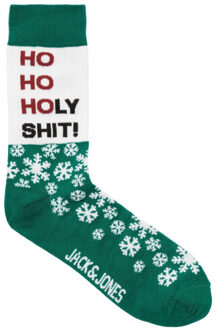 Jack & Jones Sokken heren kerst jacxmas giftbox 3-pack rio red - maat One size Veelkleurig