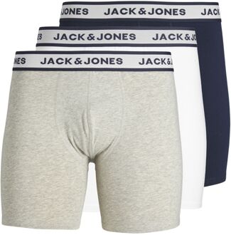 Jack & Jones Solid Boxershorts Heren Plussize (3-pack) - 3XL