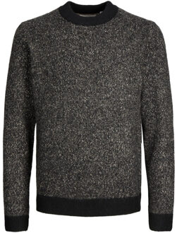 Jack & Jones Space knit mock neck Zwart - XXL