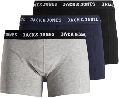 Jack & Jones Sporty Hipster Trunks 3 Pack Jack & Jones , Multicolor , Heren - 2Xl,Xl,S