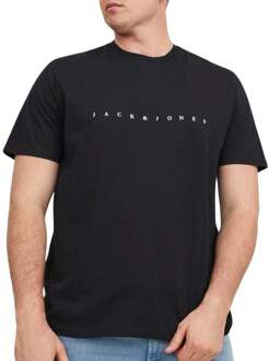 Jack & Jones Star Shirt Heren (plussize) zwart - 5XL