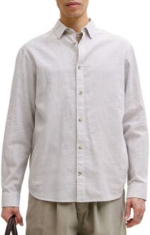 Jack & Jones Summer Linen Blend LS Overhemd Heren - M