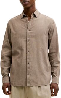Jack & Jones Summer Linen Blend LS Overhemd Heren - XXL