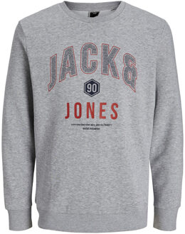 Jack & Jones Sweaters Jcothomas Sweat Crew Neck Grijs - maat