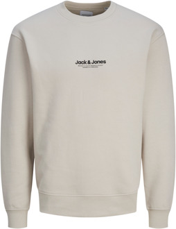 Jack & Jones Sweaters Vesterbro Sweat Crew Neck Beige